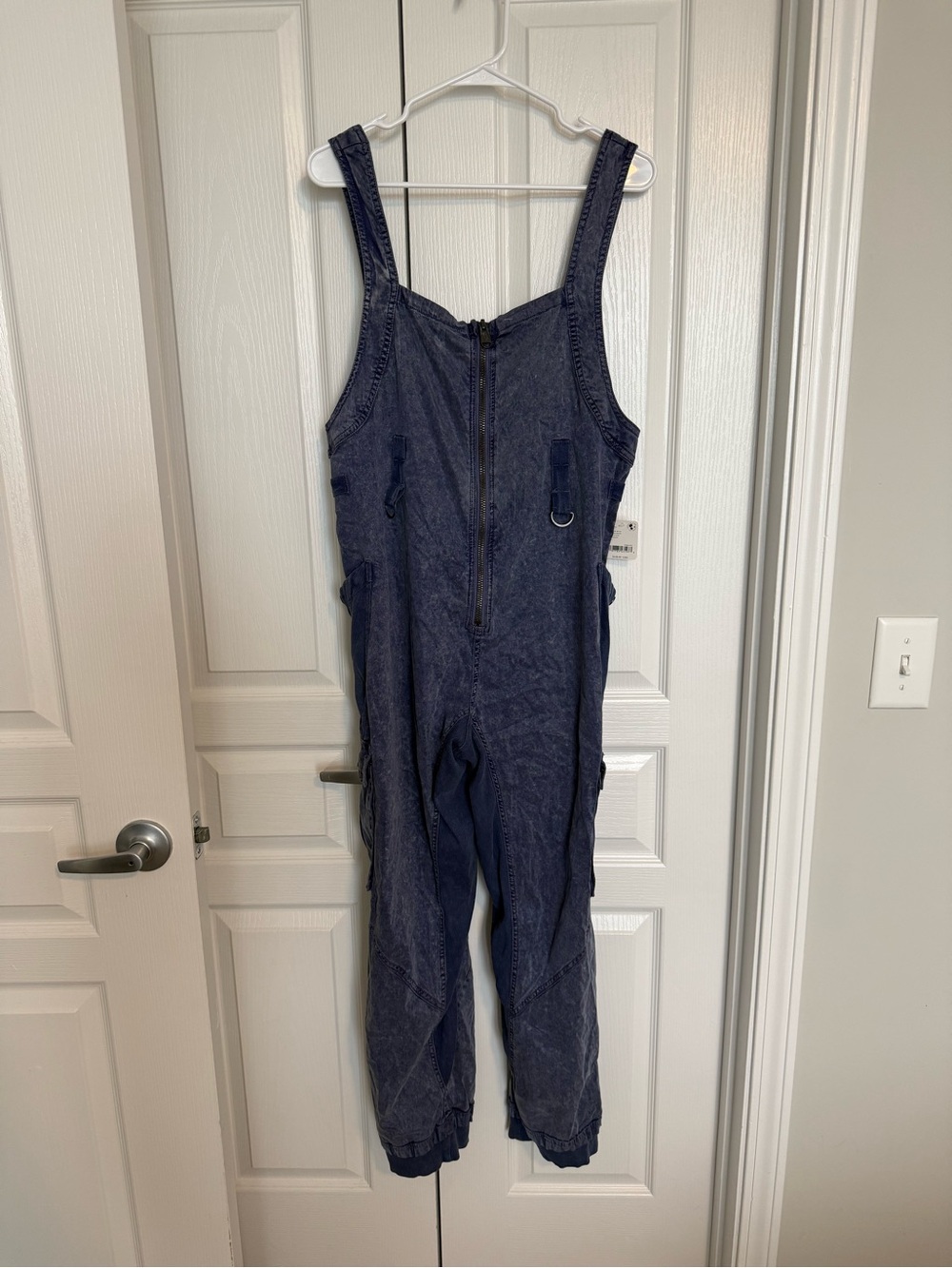 NWT Free People Movement Women's Navy Blue Utility Jumpsuit S